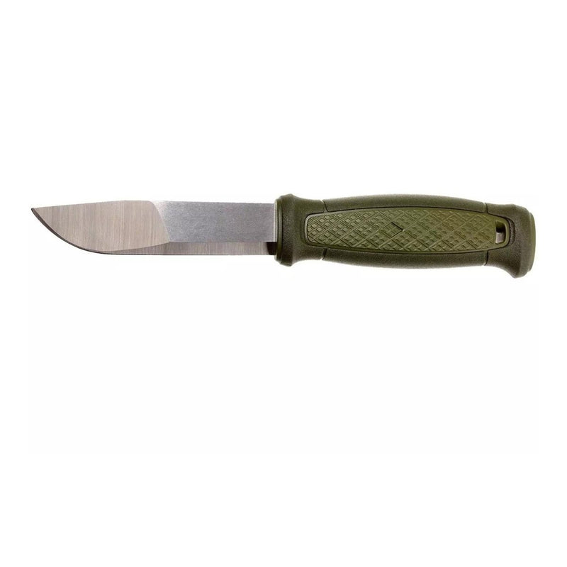 MORAKNIV Kansbol bushcraft universal knife drop point plain gray blade recycled Swedish stainless steel TPE-rubber handle