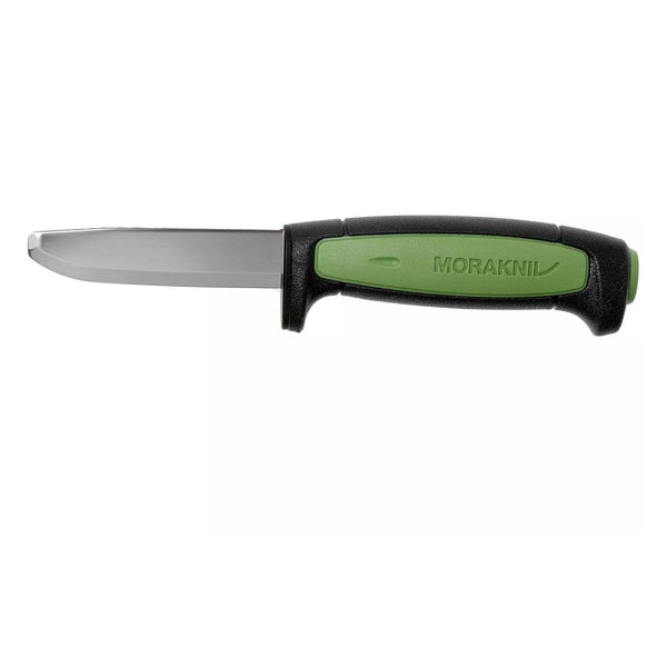 MORAKNIV Pro Safe multi-purpose outdoor universal knife fixed drop point serrated polished Swedish steel TPE-rubber handle