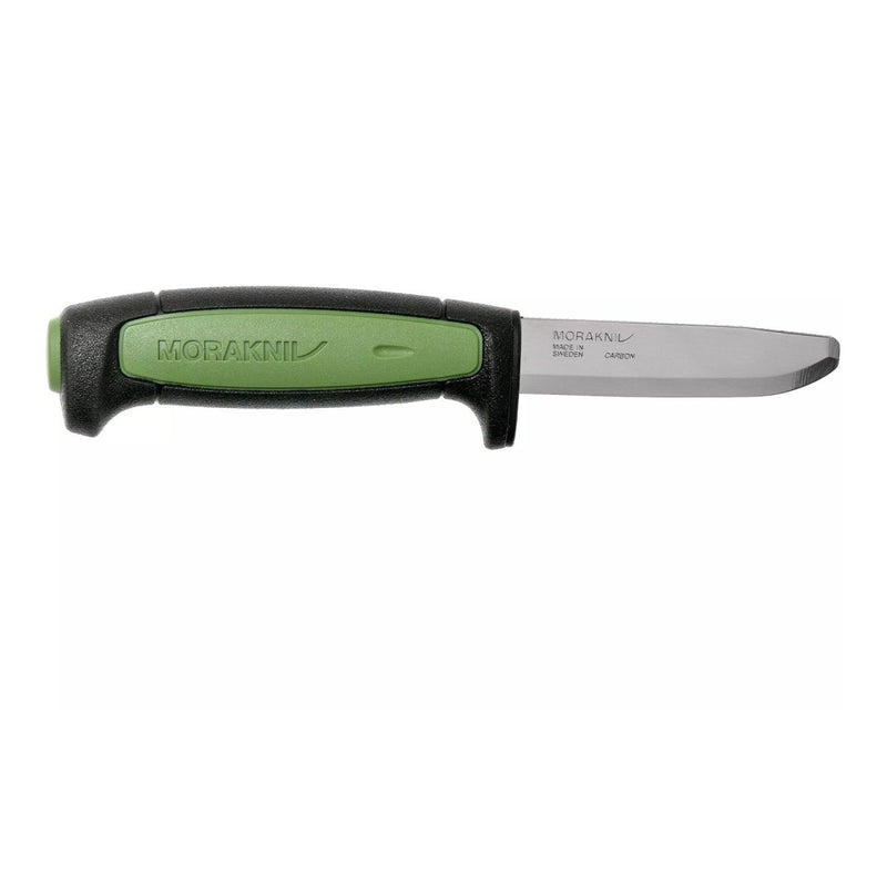 MORAKNIV Pro Safe multi-purpose knife fixed drop point serrated polished recycled Swedish stainless steel TPE-rubber handle