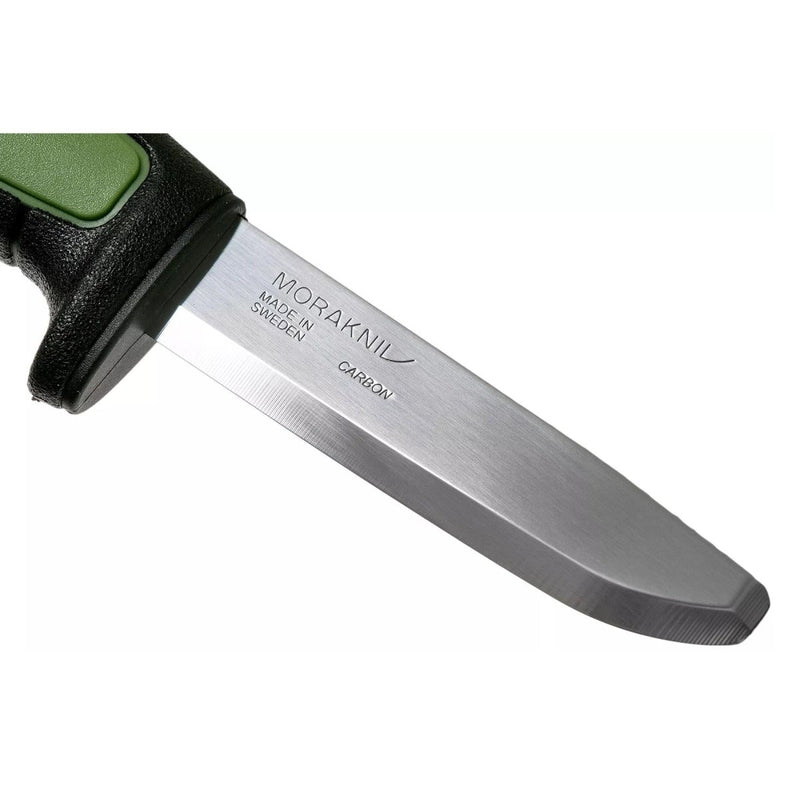 MORAKNIV Pro Safe multi-purpose knife fixed drop point serrated polished recycled Swedish gray stainless steel