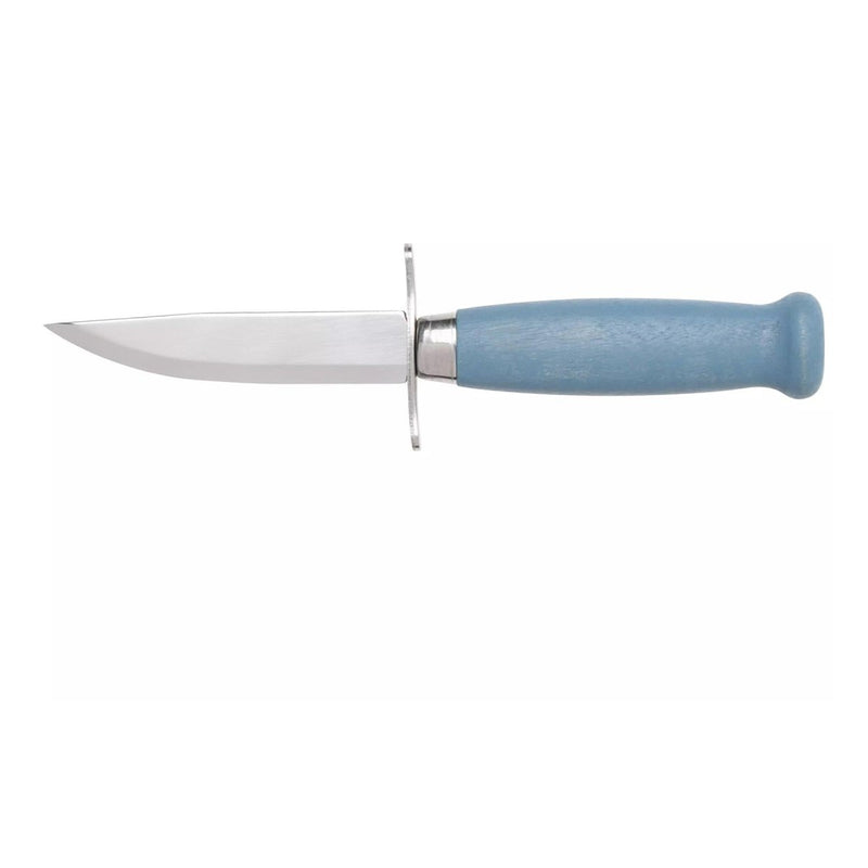 MORAKNIV Scout 39 blueberry bushcraft knife stainless steel clip point blade birch wood handle
