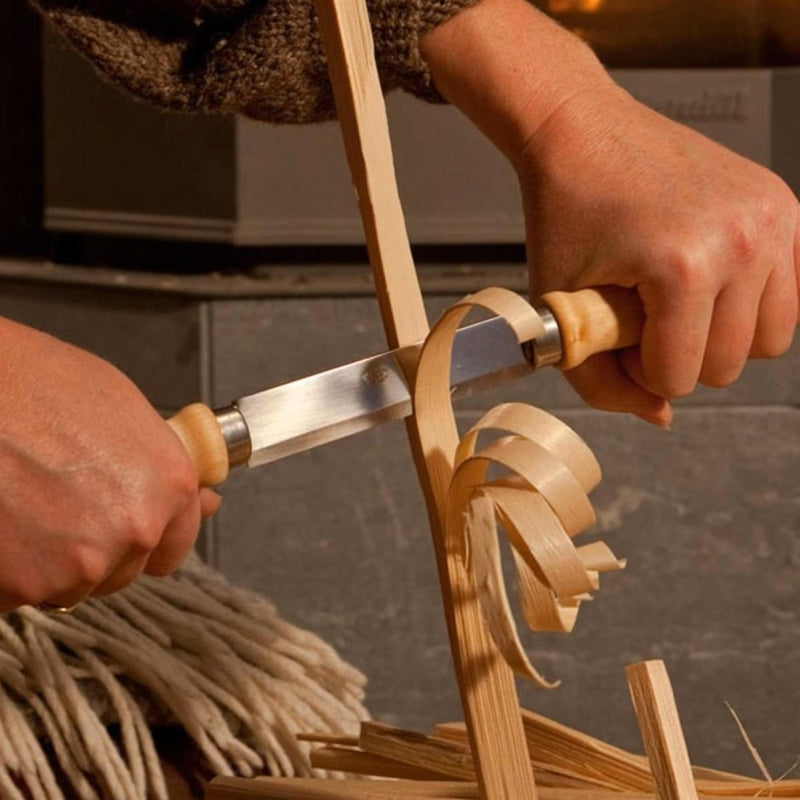 MORAKNIV Wood Splitting Swedish Knife 220 Woodcarving blade birch wood handles