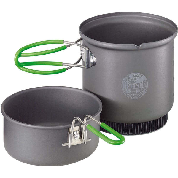 OPTIMUS CRUX WEEKENDER HE Cook Pot Cup System Stove Camping Hiking Cook set ultra-lightweight hard anodized aluminum