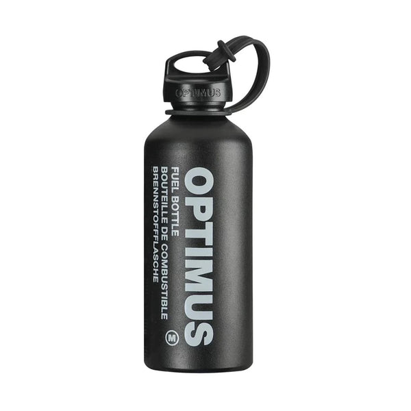 Optimus Liquid fuel bottle 600ml 1000ml safety cap durable lightweight black child-safe lid