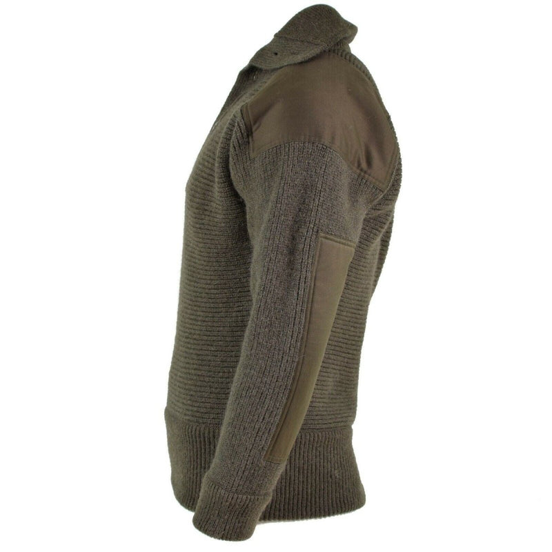 Original Austrian Army Alpine Pullover Knit sweater Olive OD Wool