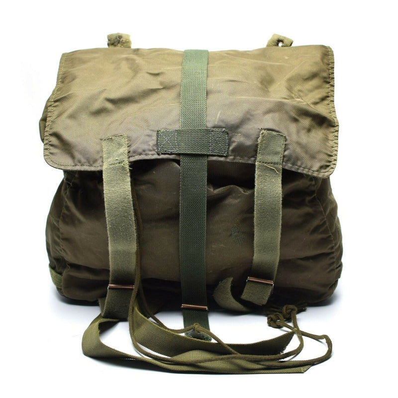 Original Austrian army combat day pack military issue bag haversack olive