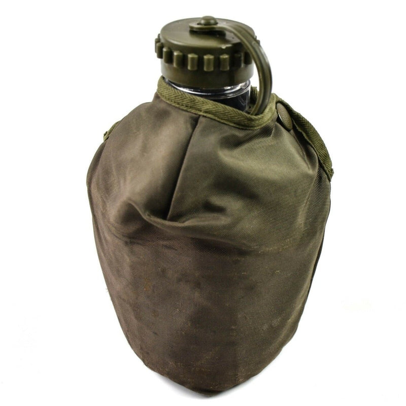 Original Austrian Army Drinking Flask Water Bottle Military Canteen pot pouch
