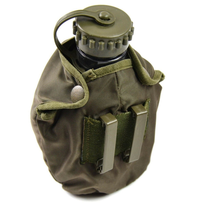 Original Austrian Army Drinking Flask Water Bottle Military Canteen pot pouch screw lock