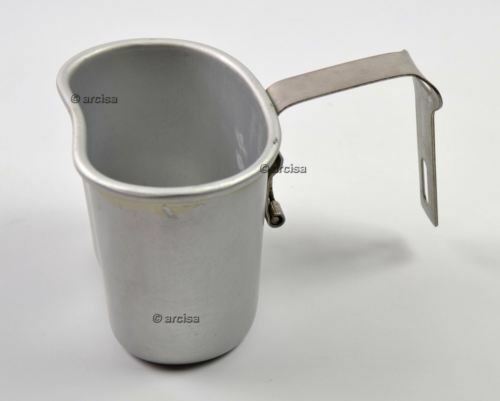 Original Belgian army canteen vintage cup mug mess Aluminum pot lightweight durable bushcraft