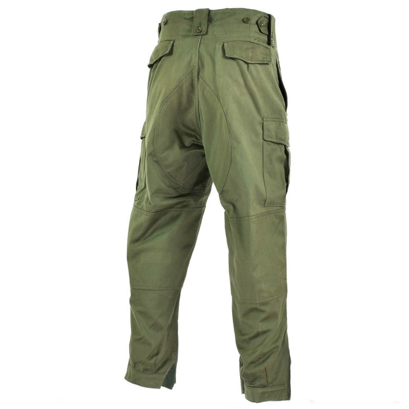 Belgian army field combat pants M65 olive green military pants surplus