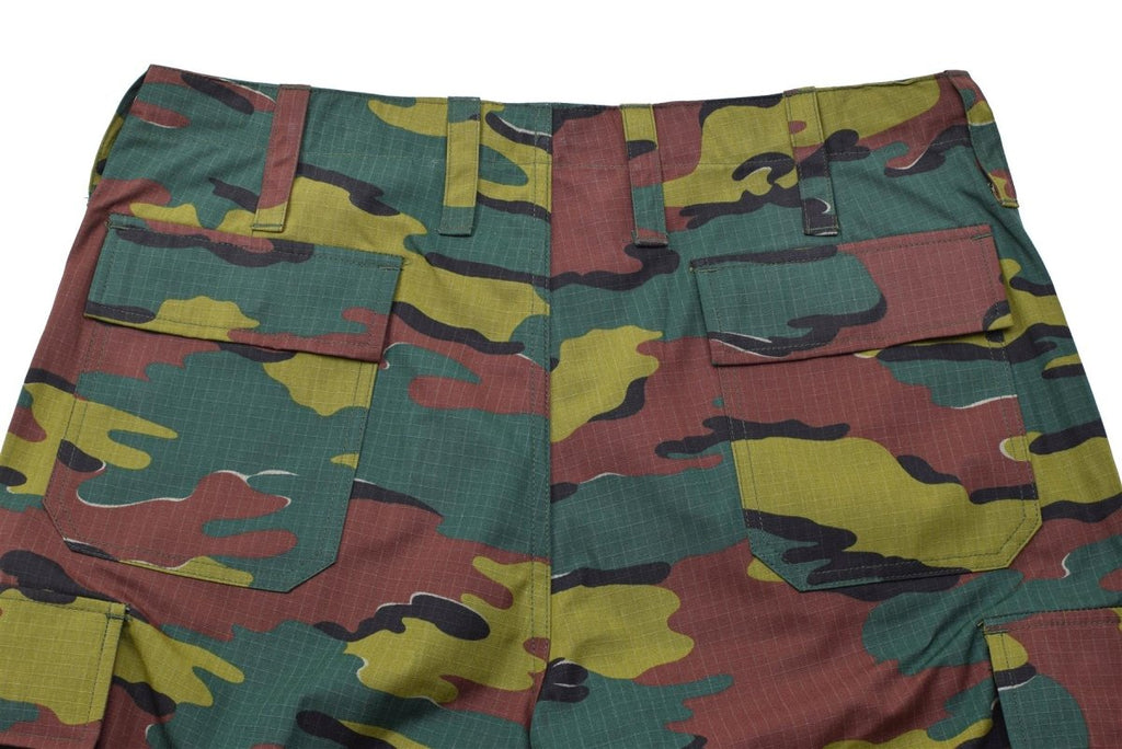 Original Belgian Army field combat pants Ripstop jigsaw camouflage tro ...