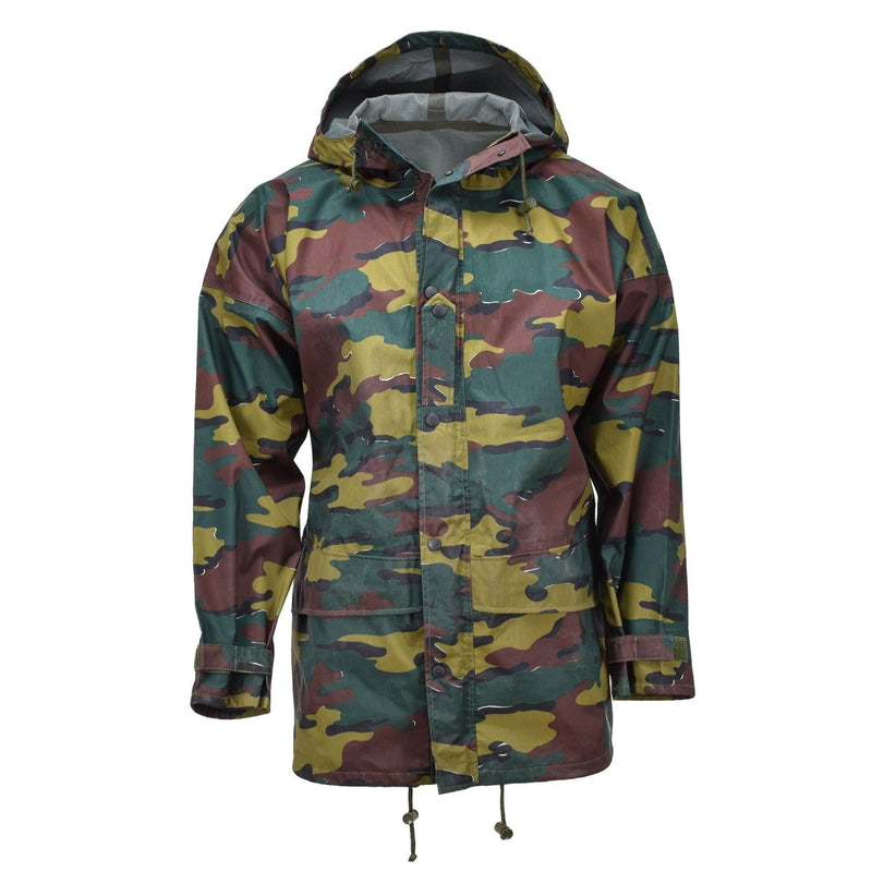 jigsaw camouflage military raincoat