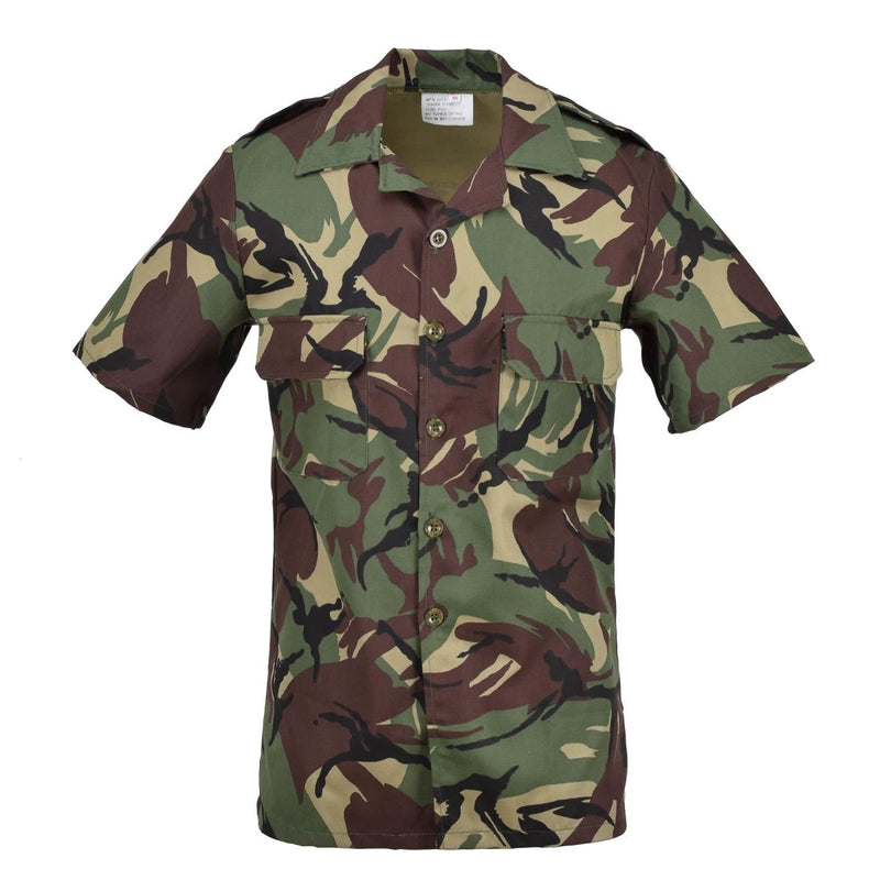 Original Botswana Military woodland tactical combat field short sleeve shirts lightweight breathable