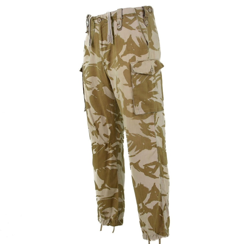 Original British army desert pants lightweight combat trousers military surplus adjustable waist and bottoms