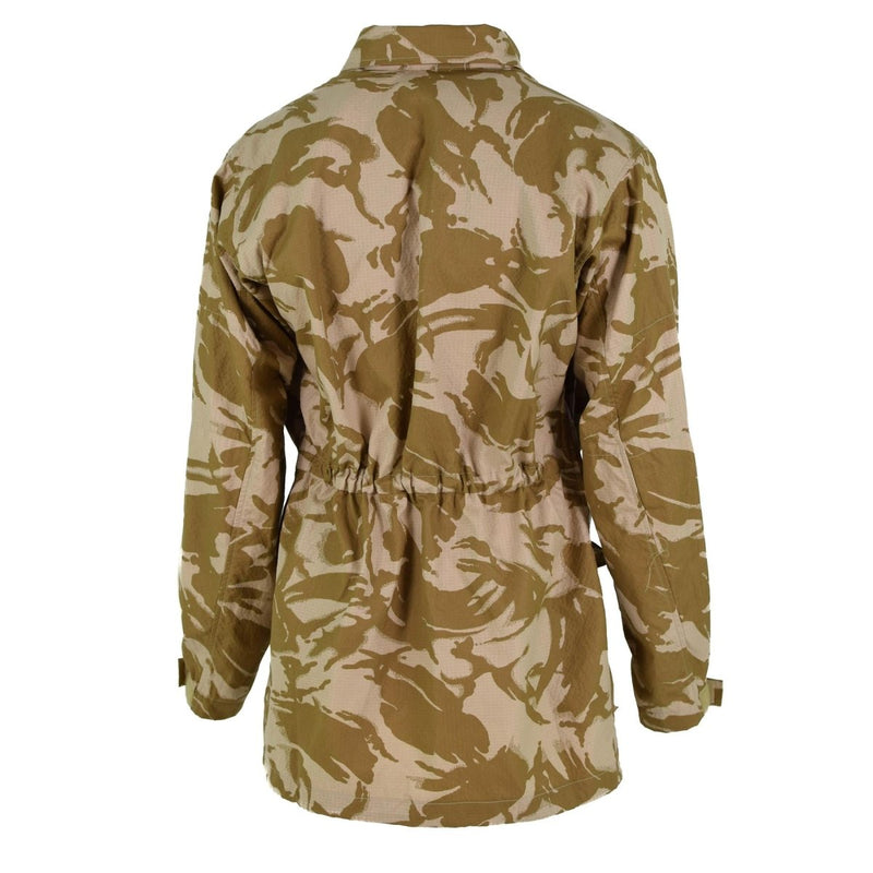 British army jacket smock desert camouflage durable strong ripstop parka military issue