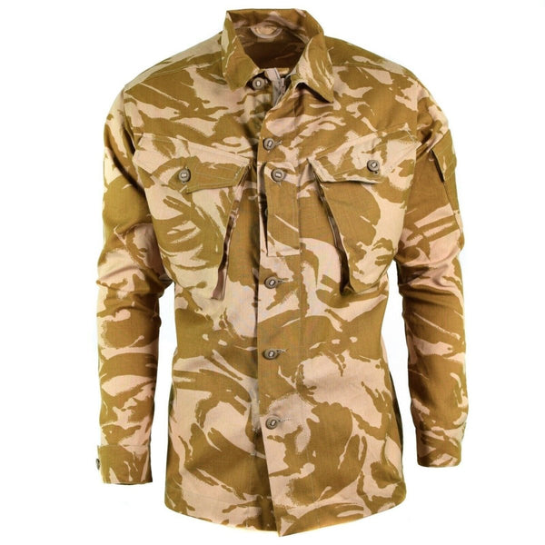 Original long sleeve British army military combat desert camouflage jacket lightweight flame resistant shirts