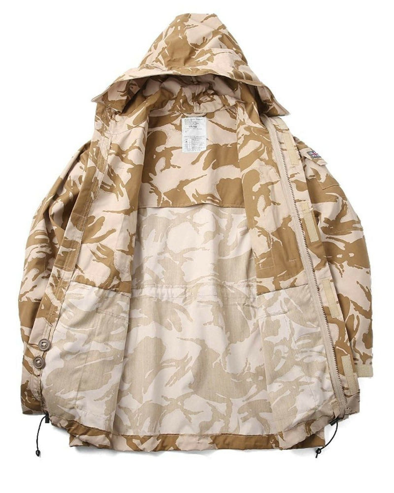 British army military combat desert camouflage parka smock windproof workwear jacket