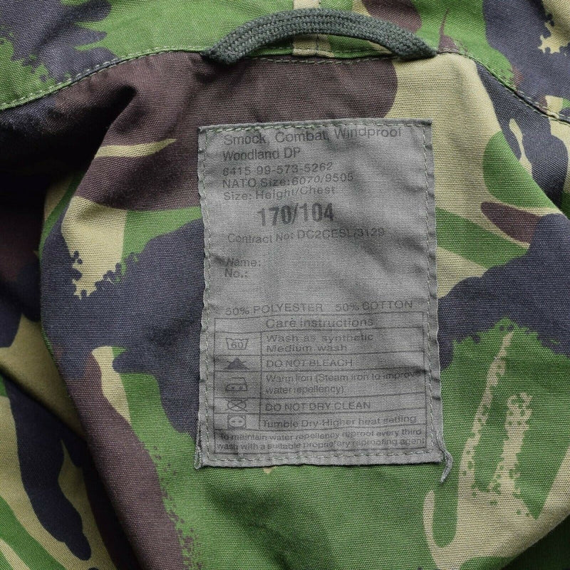 British army military combat DPM camouflage field jacket heavyweight
