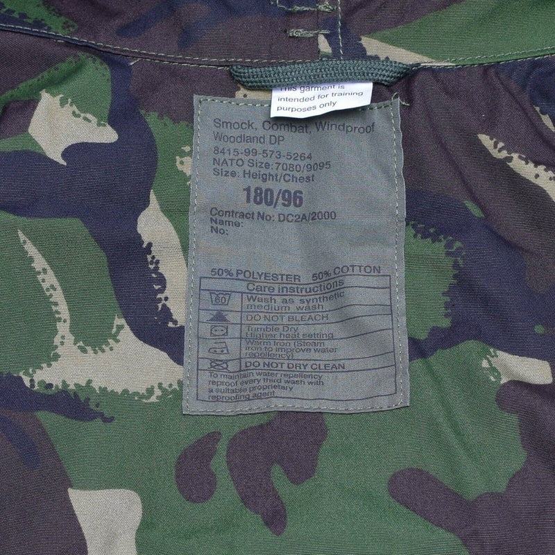 Original British army military combat jacket DPM camouflage