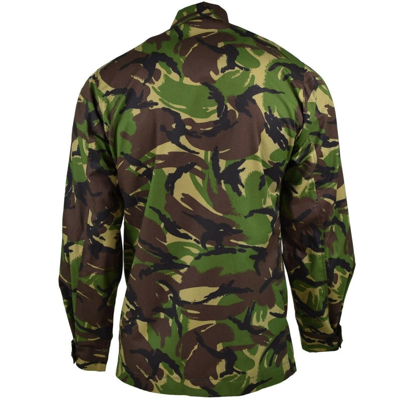 Vintage British army military combat DPM camouflage field jacket shirt 95 adjustable cuffs