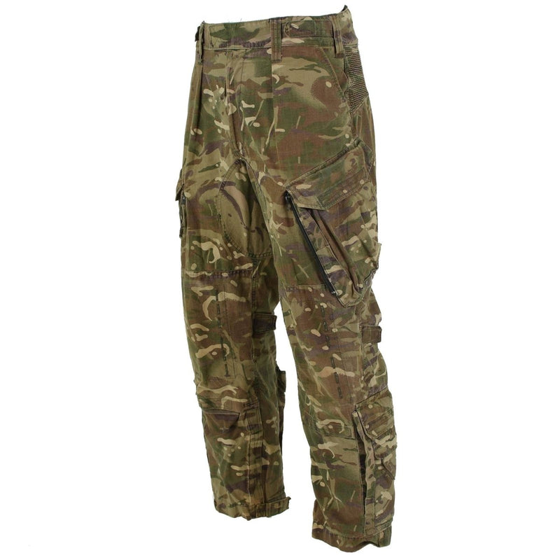 Vintage British army MTP camouflage pants ripstop durable material combat BDU troops FR Fire retardant Aircrew