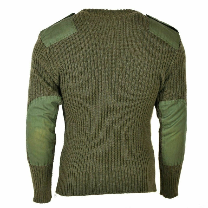 Original British army pullover Commando Green Olive sweater Wool Men J ...