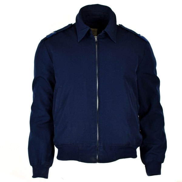 Original British army royal air forces RAF jacket blue military surplus breathable lightweight wind proof bomber jacket