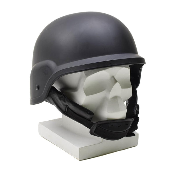 British military black plastic helmet MK7