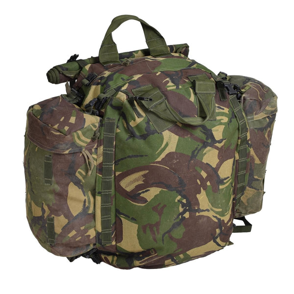 Original British Military tactical backpack daypack camping hiking traveling bag internal aluminum frame padded lumbar