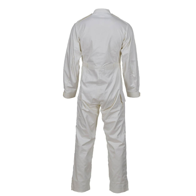 Original British Military white coveralls jumpsuit lightweight roomy fit