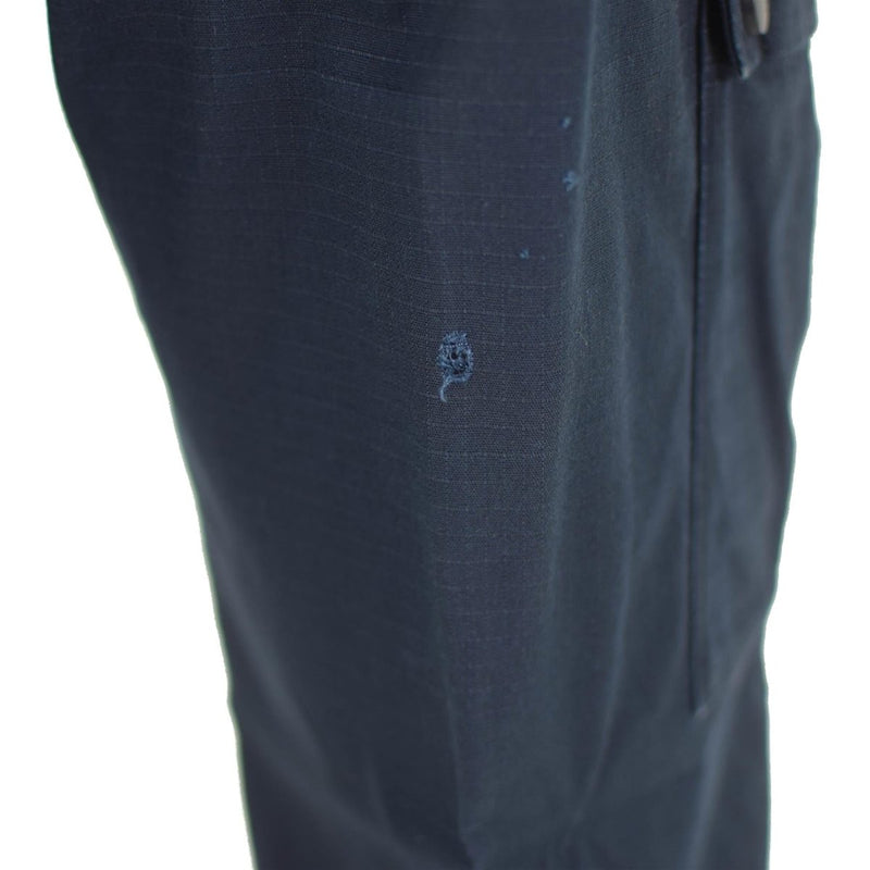 British police pants blue ripstop durable uniform trousers surplus