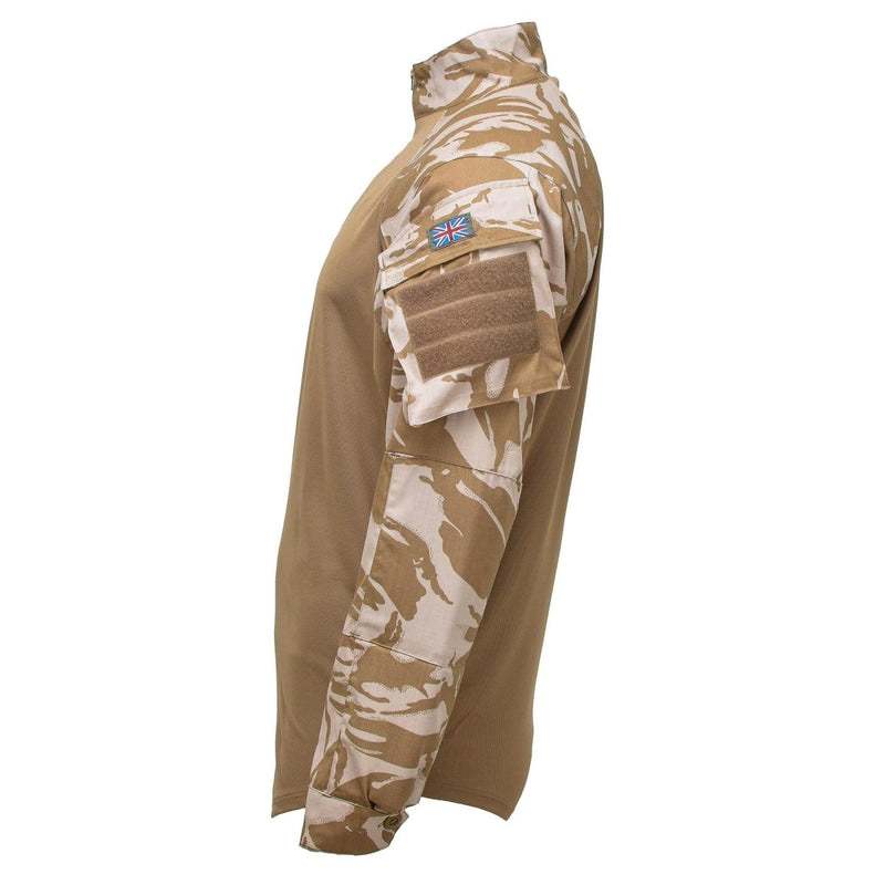 Original British under body shirt UBAC Desert camo military issue long sleeve lightweight shirts
