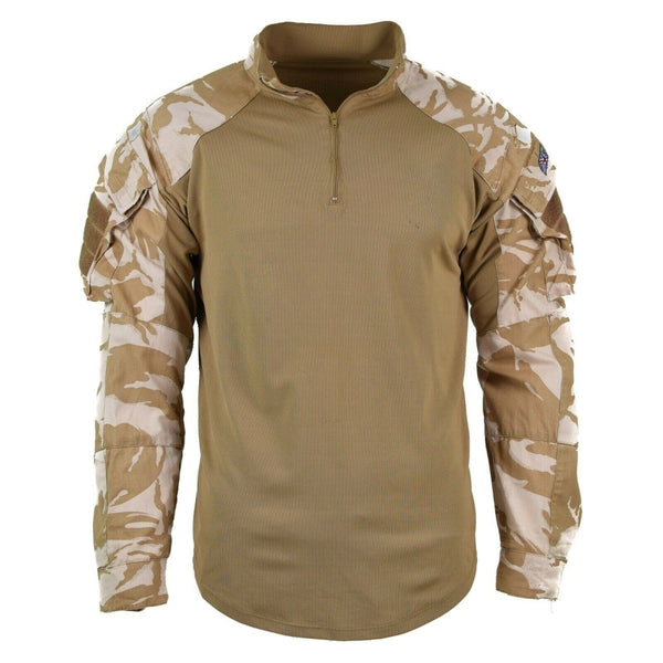 Original British under body shirt breathable lightweight windproof UBAC Desert camouflage military issue