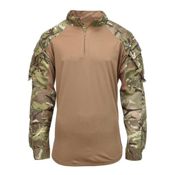 Original British under body shirt  lightweight breathable UBAC MTP camo military issue long sleeve