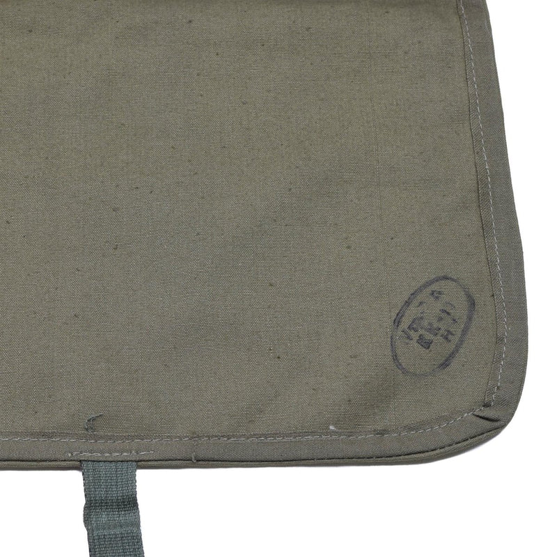 Original Bulgarian army olive shoulder bag adjustable strap outdoor travel