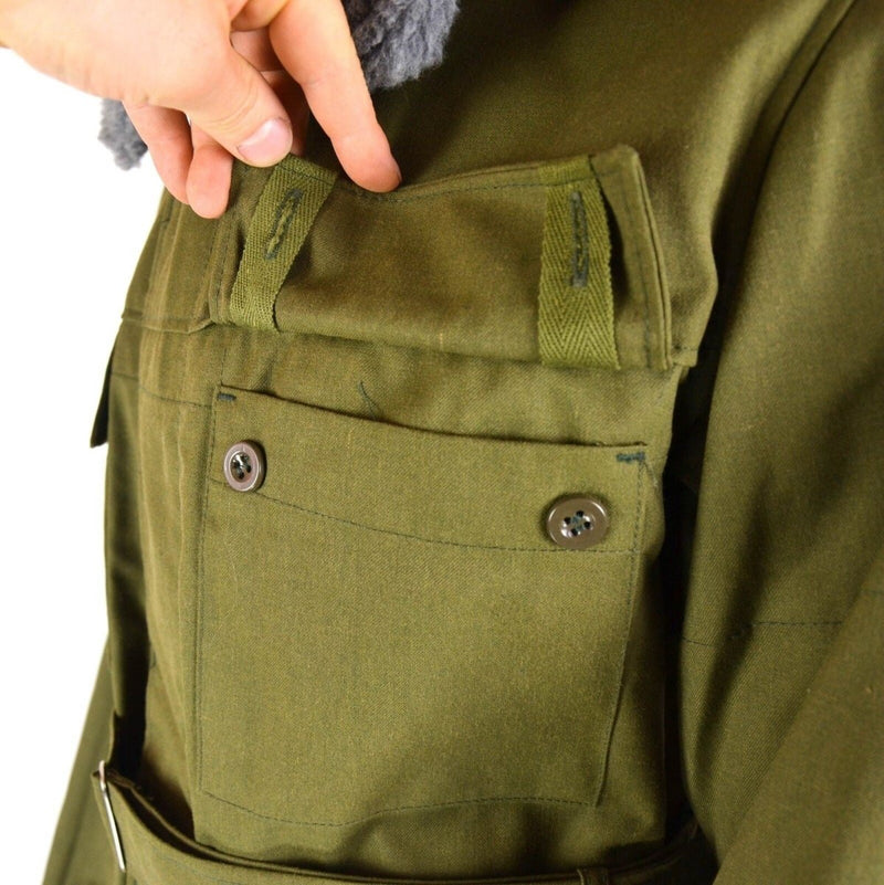 Czech army field parka M85 Army issue hooded winter jacket w lining big pockets