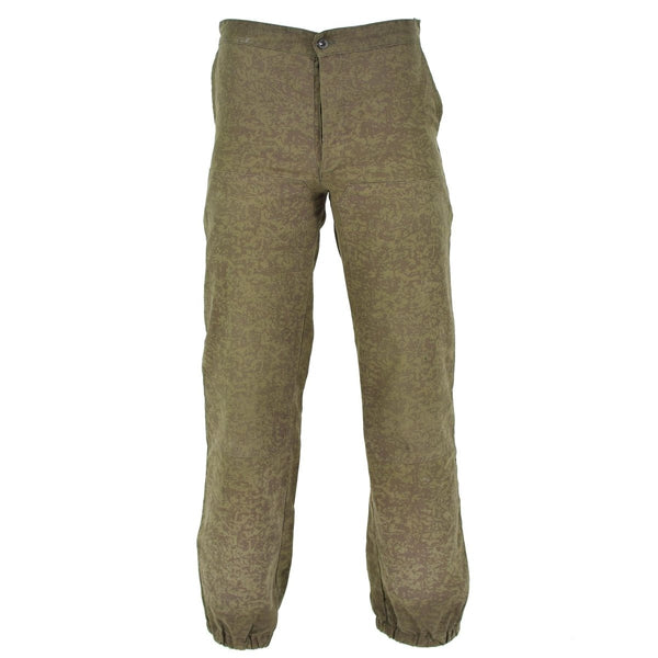 Original vintage Czech army pants work uniform trousers BDU issue reinforced front