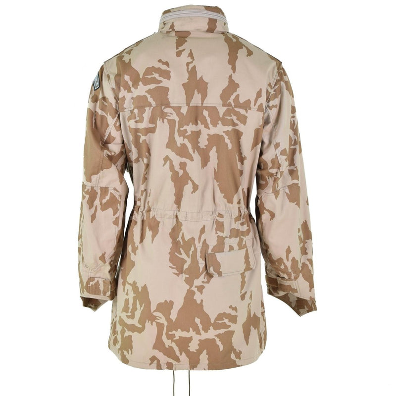 Original Czech army parka windproof jacket BDU desert camouflage