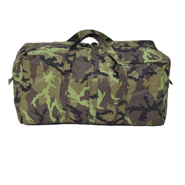 Original Czech two way zipper at the top military duffle bag M95 camouflage sportswear bag travel handbag