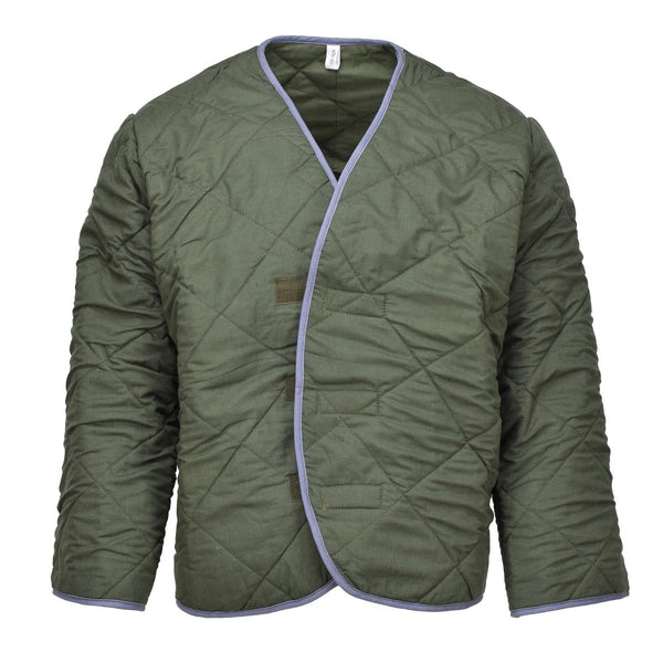 Original vintage Czech Military olive thermal lining jacket liner warm cold weather regular fit