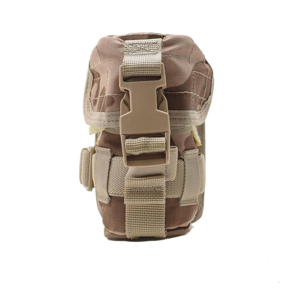 Original Czech Republic military grenade pouch molle buckle tactical desert camo compatible with most belt and weebing