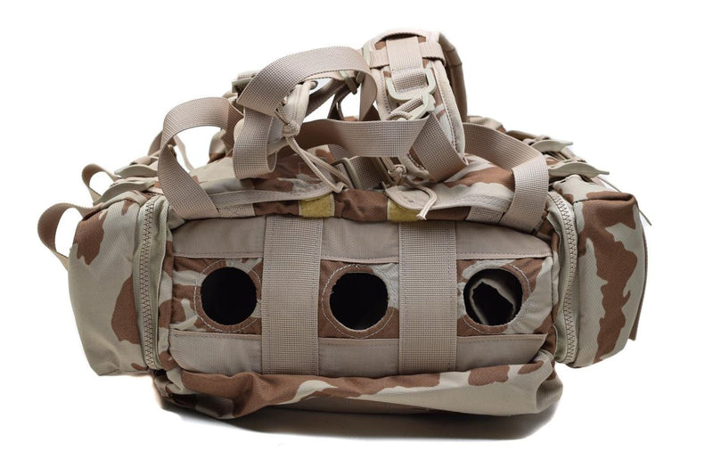Czech Republic military molle backpack desert camo 30l quick release one zipped pocket