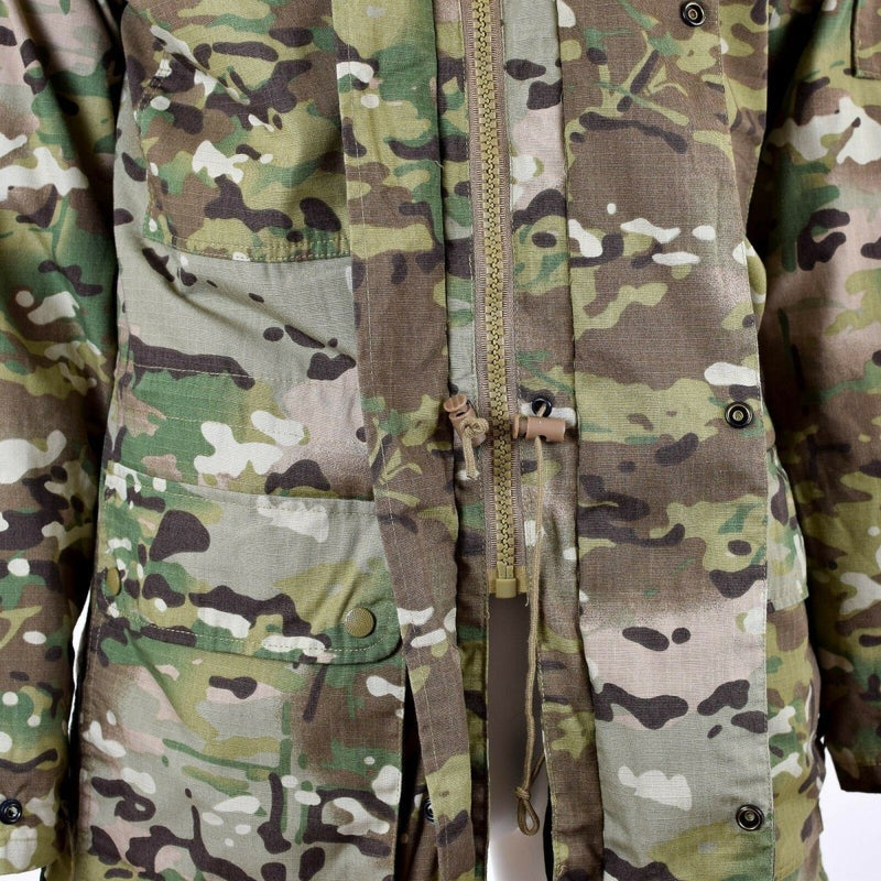 Original Dutch army field ripstop jacket multitarn M65 military parka liner