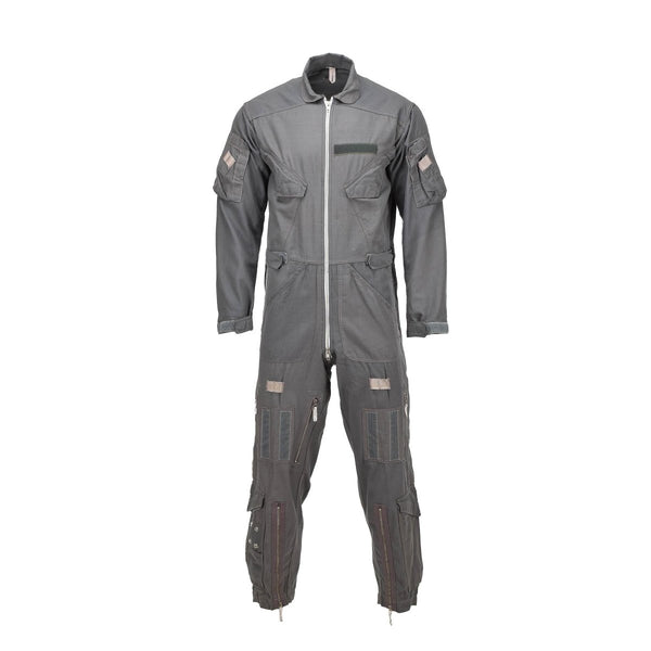 Original Dutch Military air forces coverall flyer pilot aircraft crew jumpsuit hook and loop adjustable elastic waist