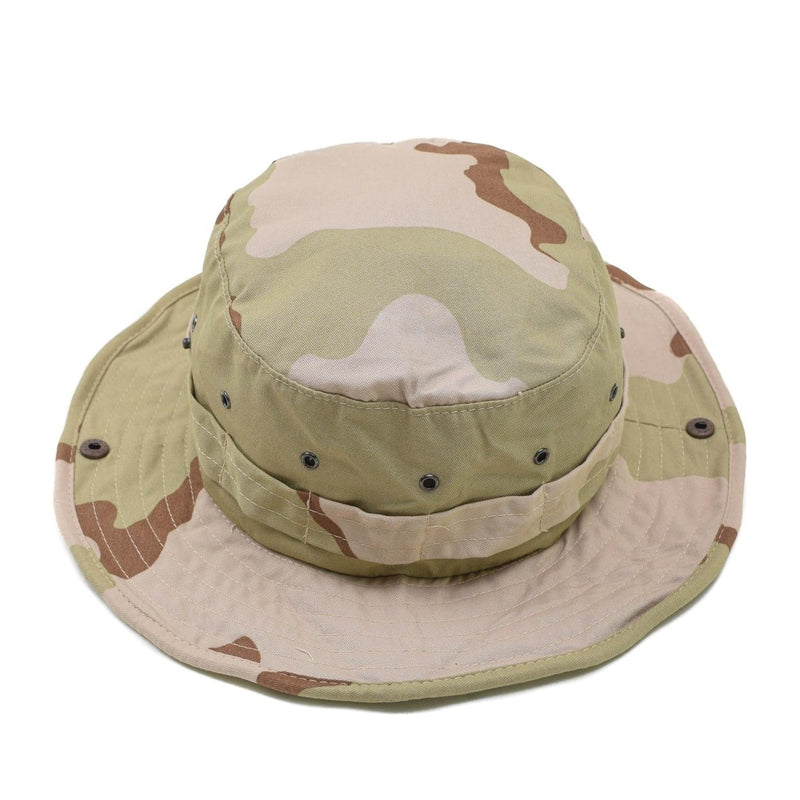 Original Dutch Military boonie hat DPM desert camo wide brim summer hat ventilation eyelets