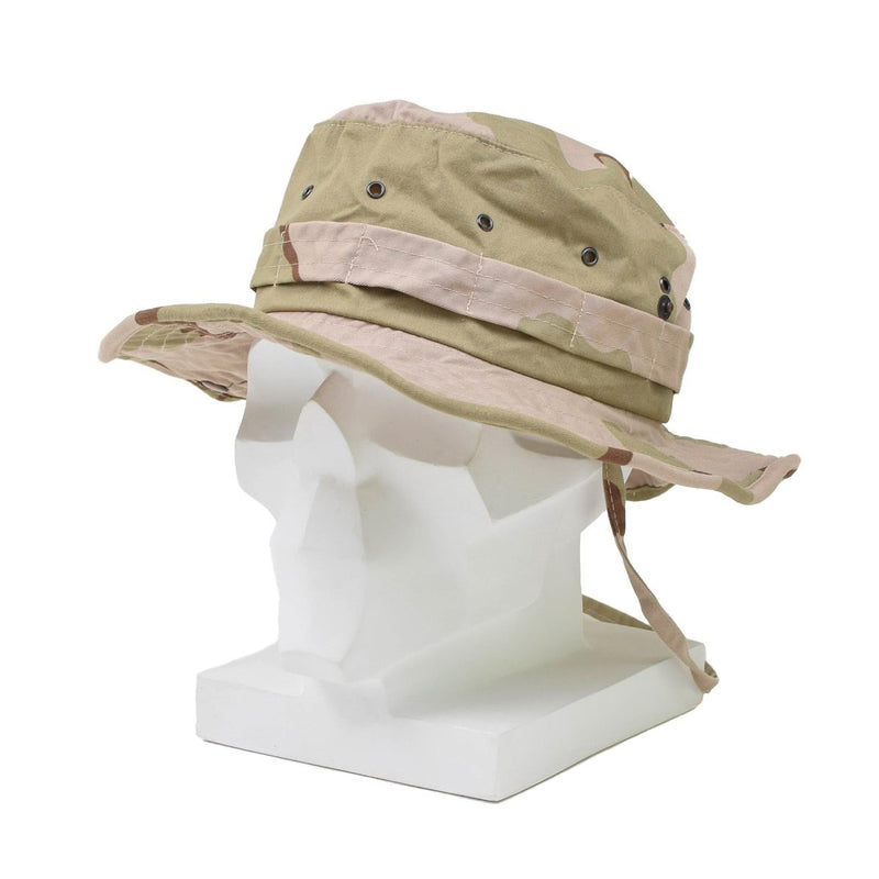 Original Dutch Military boonie lightweight foldable and easy to carry hat DPM desert camouflage wide brim summer hat