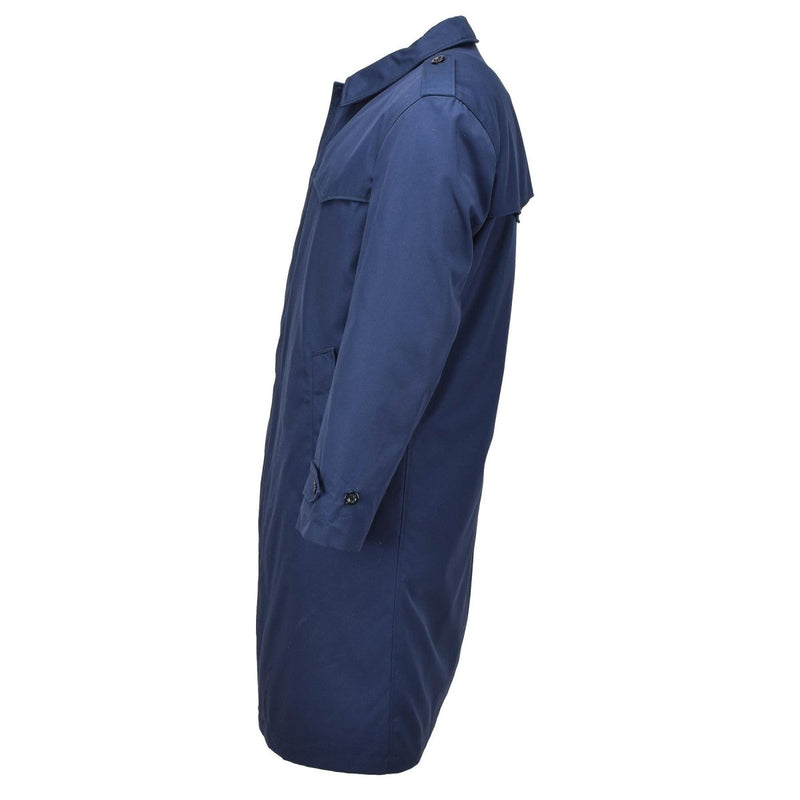 Dutch Military blue lined trenchcoat