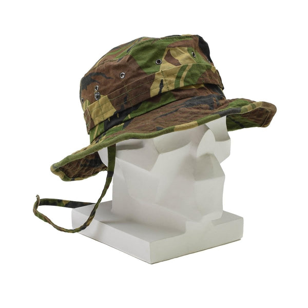 Original Dutch military panama hat neck flap tactical DMP boonie cap surplus lighweight foldable and easy to carry