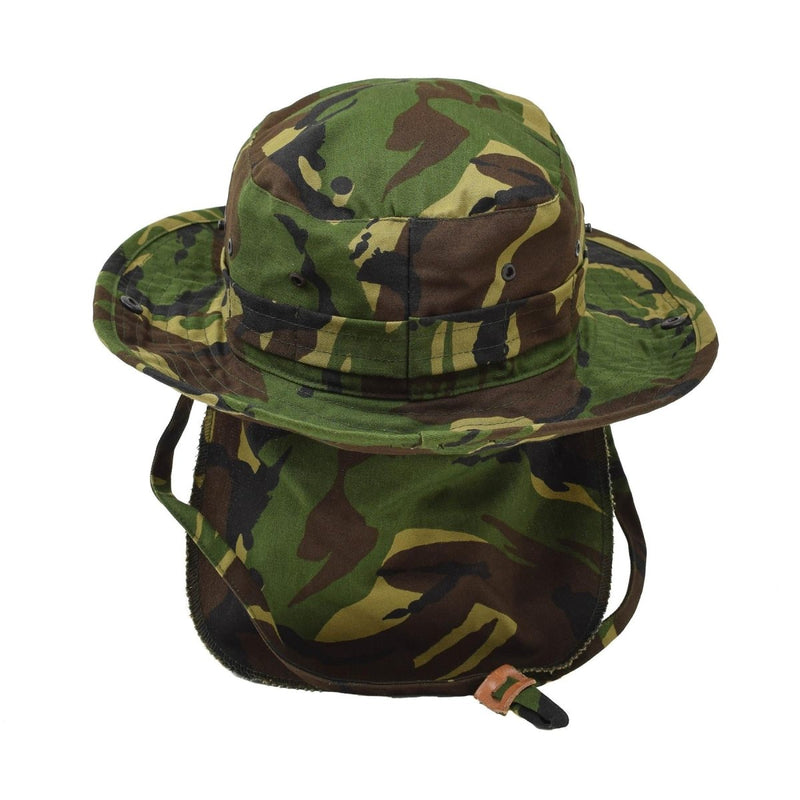 Original Dutch Military Panama Hat Neck Flap Tactical DMP Boonie Cap Surplus 58cm (Large)