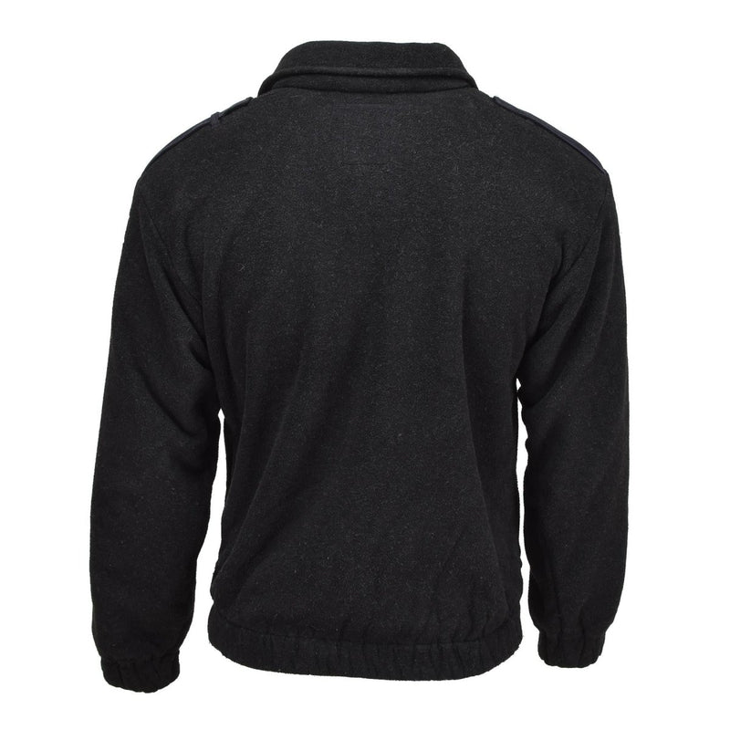 Dutch Military Police fleece jacket warm sweater winter jumper black